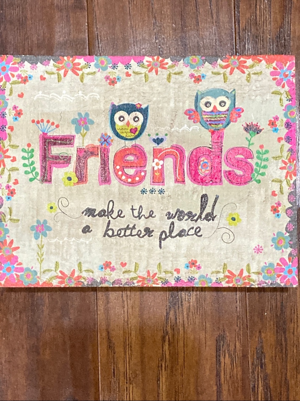 NATURAL LIFE Neutral Wood Label Accent